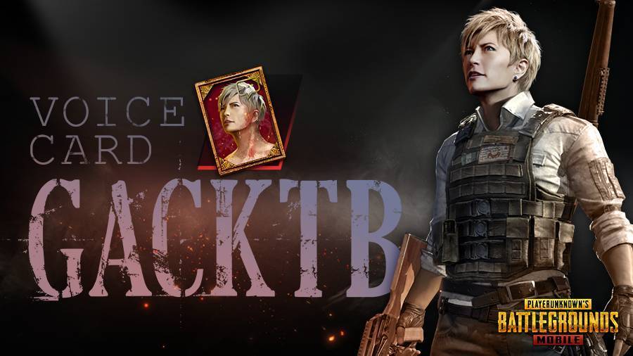 Pubg Mobile 公式アンバサダーgackt氏監修のボイスカード Gackt B が登場 12月28日に行われるpubg公式番組 Donkatsu Tv にも出演決定 Gackt Official Website