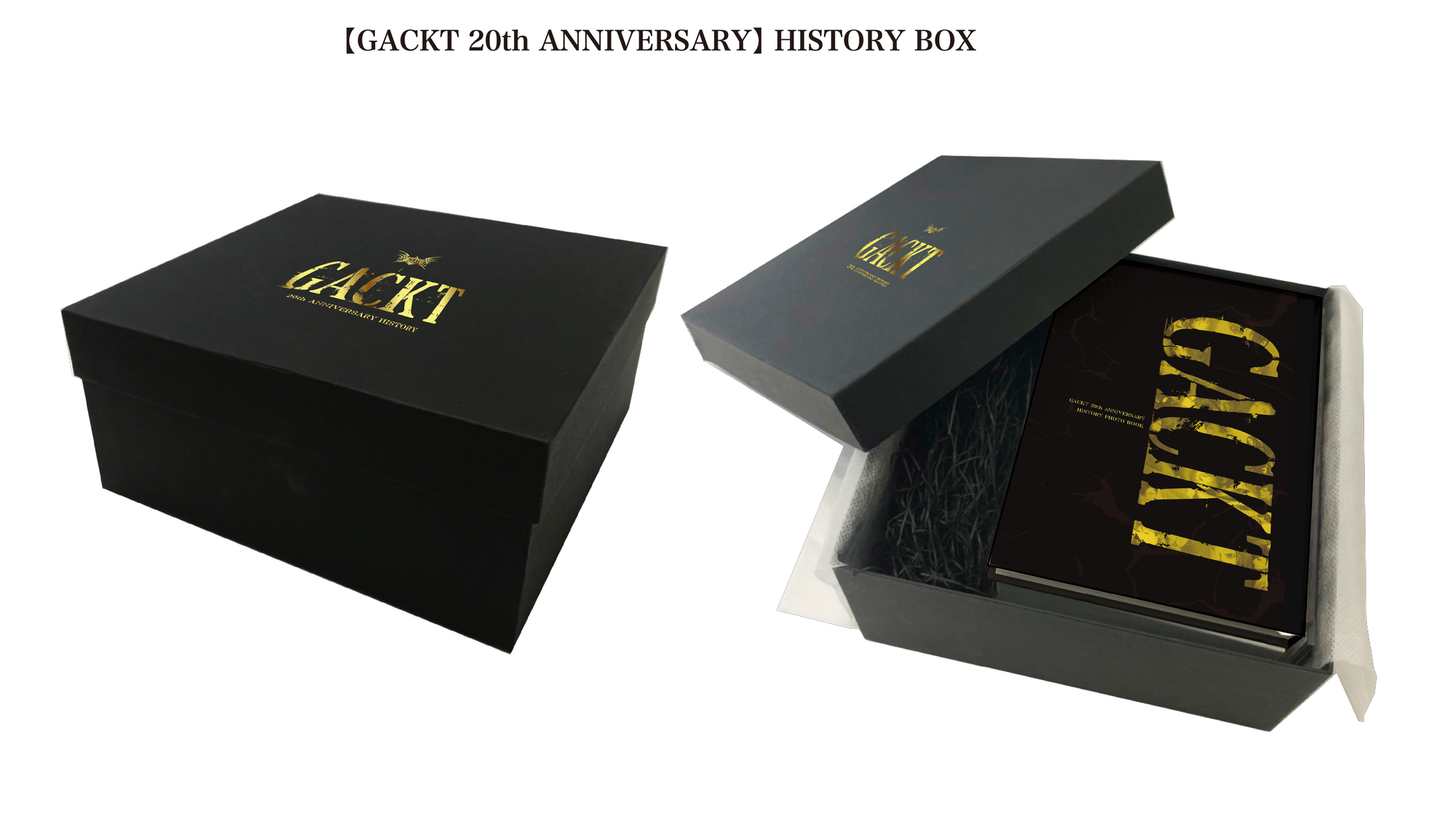 DVD未開封 GACKT 20th ANNIVERSARY HISTORY BOX DVD