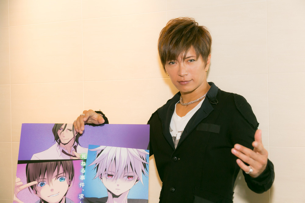 Gackt S Post Recording Footage For The Anime Trickster Edogawa Ranpo Shounen Tanteidan Yori Is Finally Available We Are Revealing The Voice Of Gackt S Character Kaijin Nijuu Mensou The Fiend With Twenty Faces For