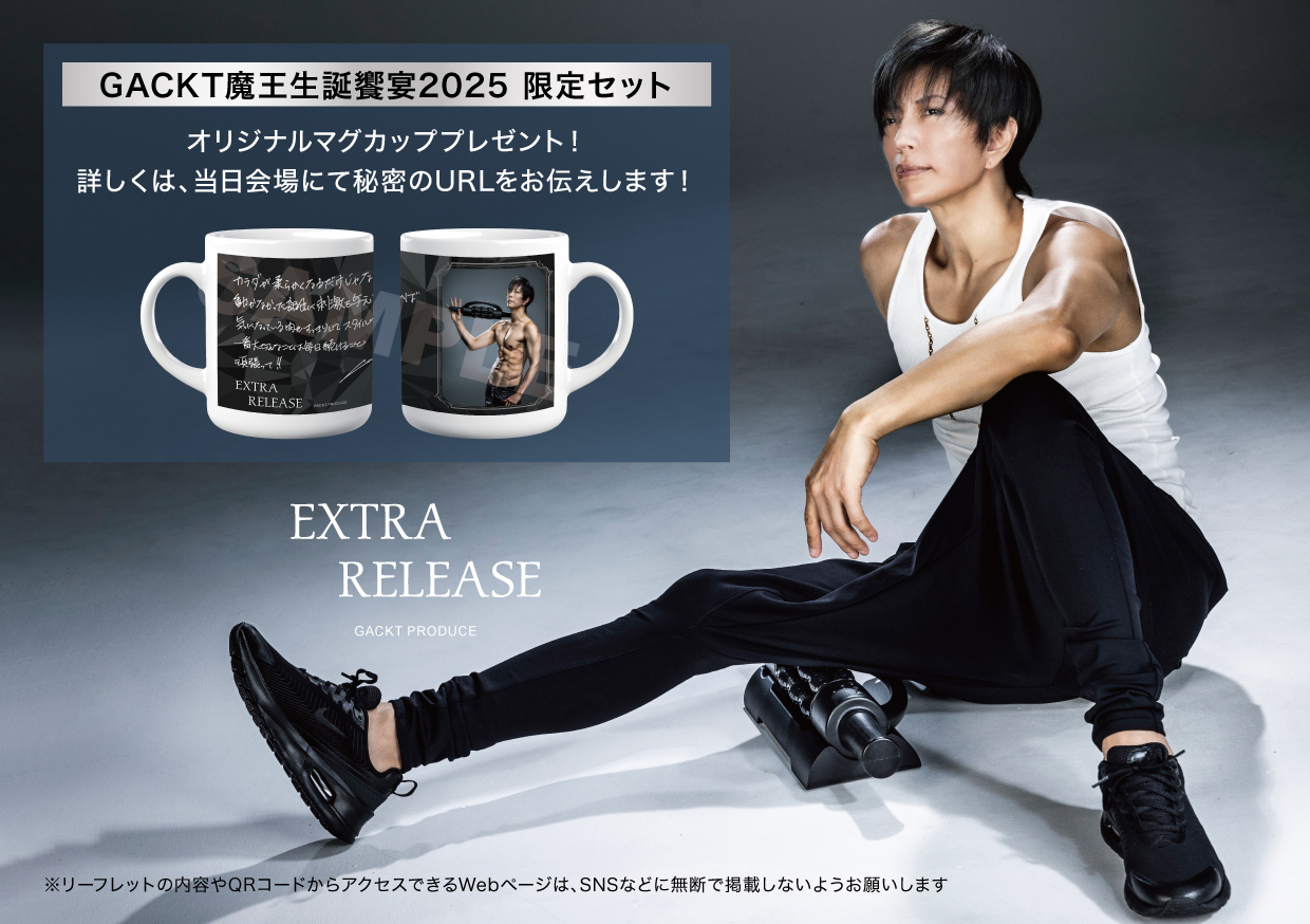 GACKT 43rd バースデーグッズセット　未開封品 GACKT 43rd バースデーグッズセット 未開封品