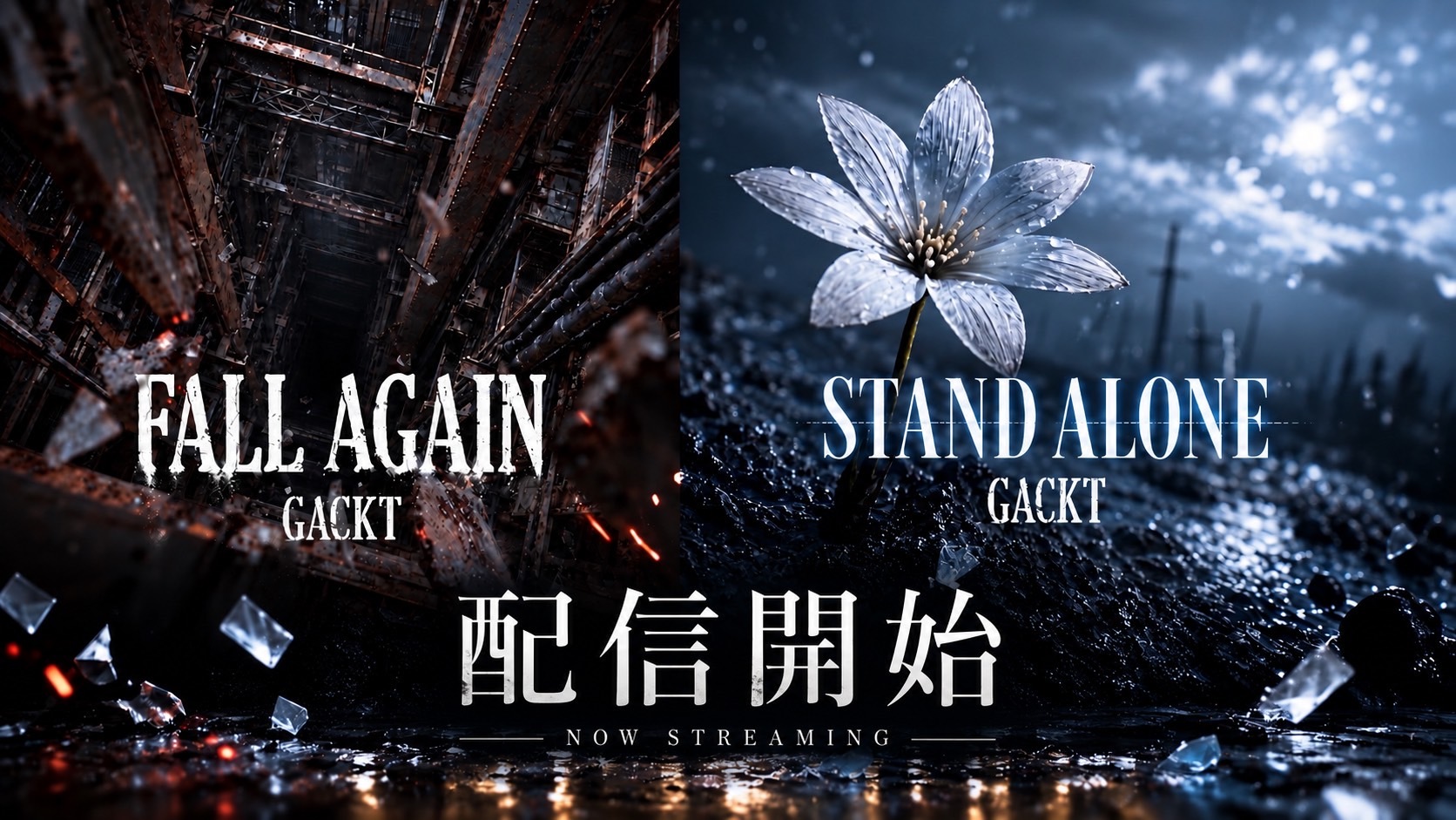 「FALL AGAIN」「STAND ALONE」配信開始!